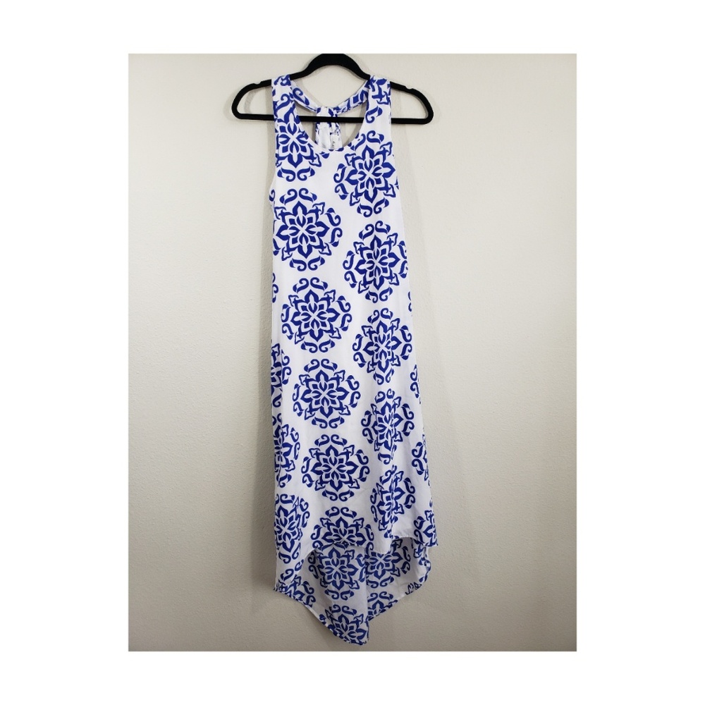 Peach Love Cream Hi-Lo Racerback Dress